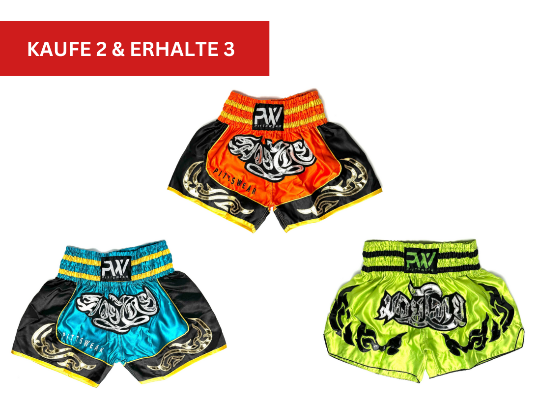 3 für 2 Thai-Shorts