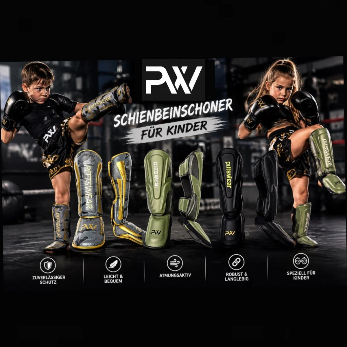Kinder Schienbeinschoner Pro / 6-11 Jahre