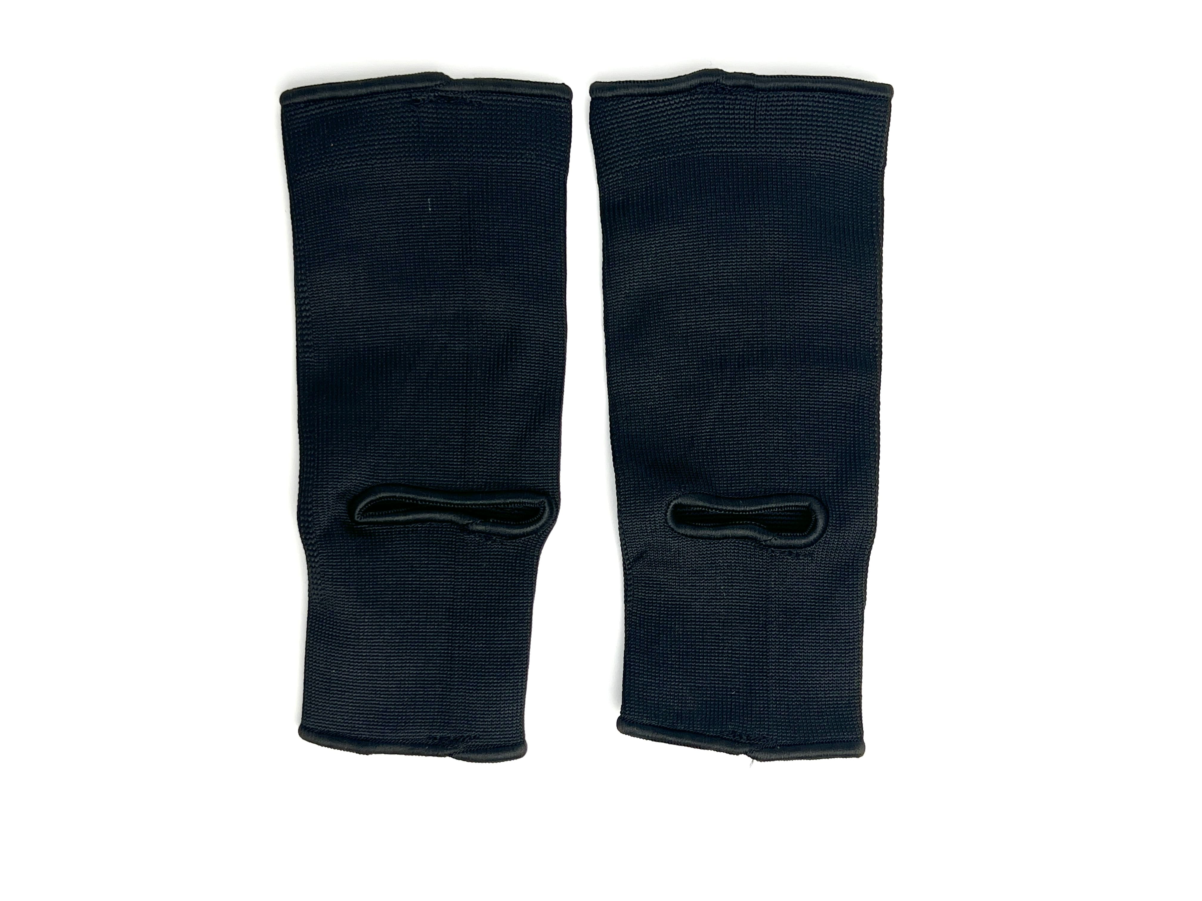 Schwarze PittsWear Fußgelenkbandagen, Paaransicht mit Logo