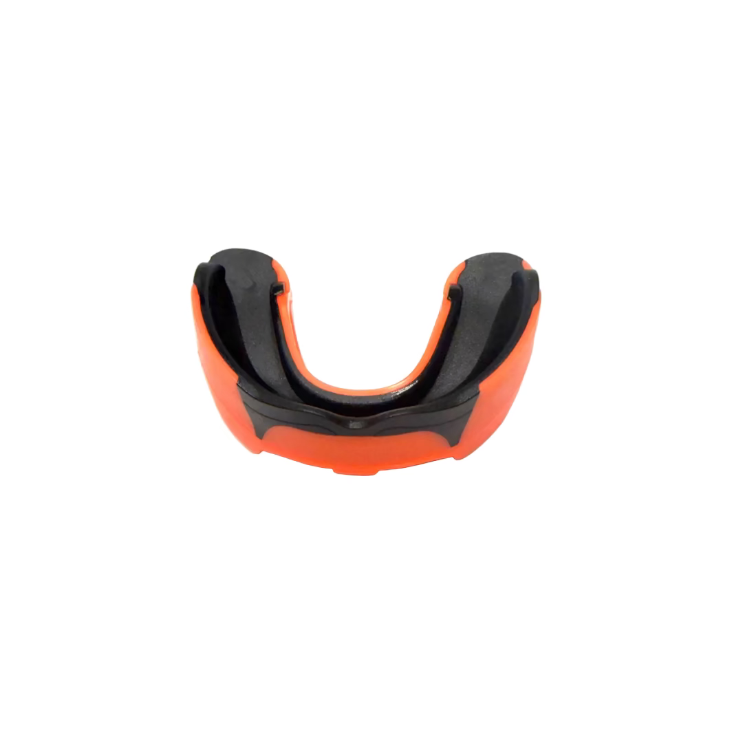 Mundschutz für Kampfsport in den Farben Orange und Schwarz von PittsWear