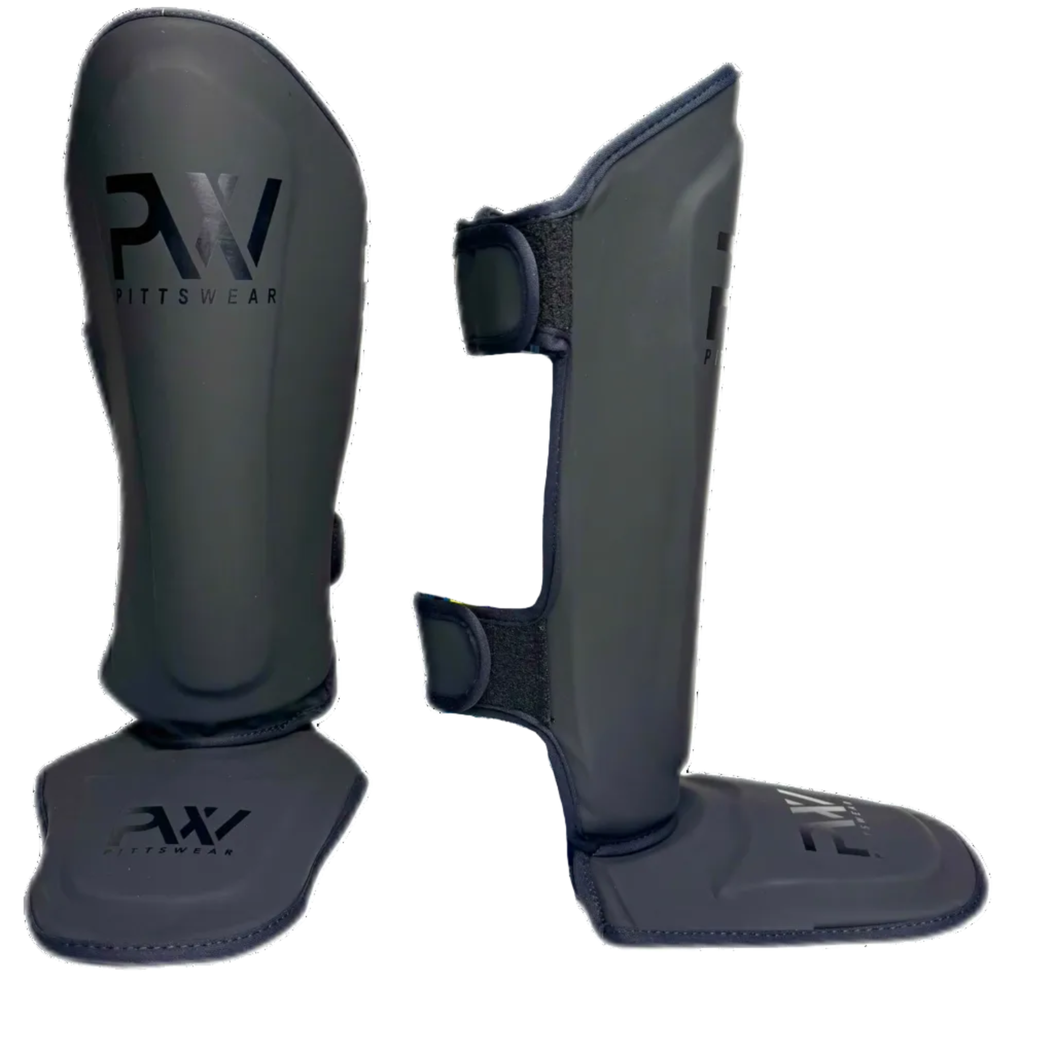 Kampfsport schienbeinschoner schwarz von pittswear