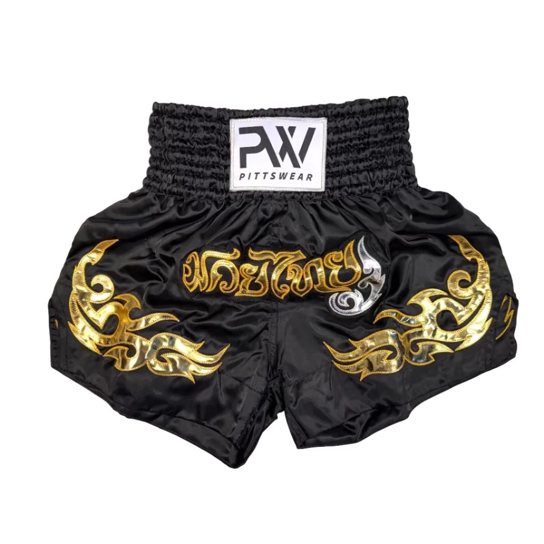 Thaiboxen Hose von pittswear in schwarz