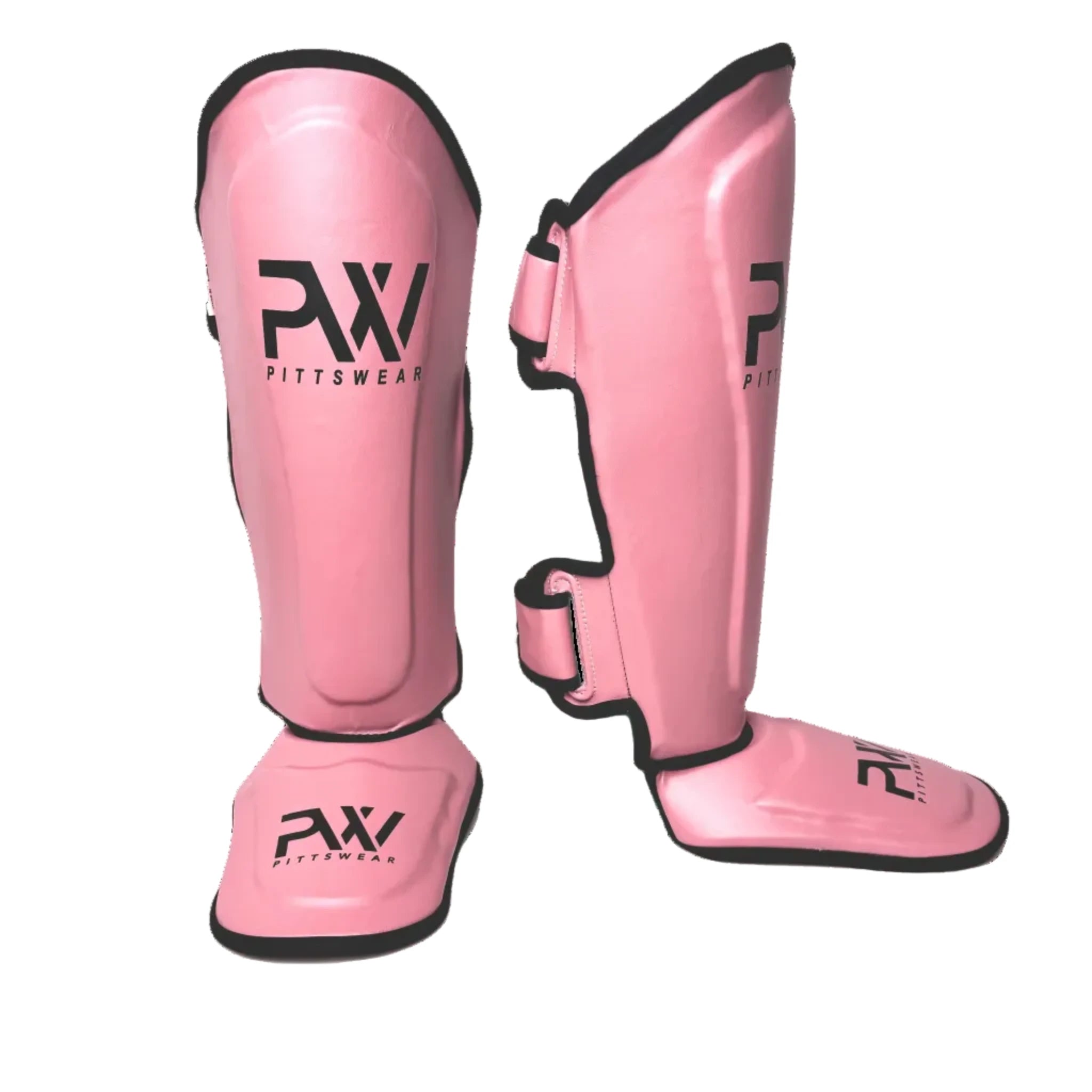 Kampfsport schienbeinschoner in pink von pittswear